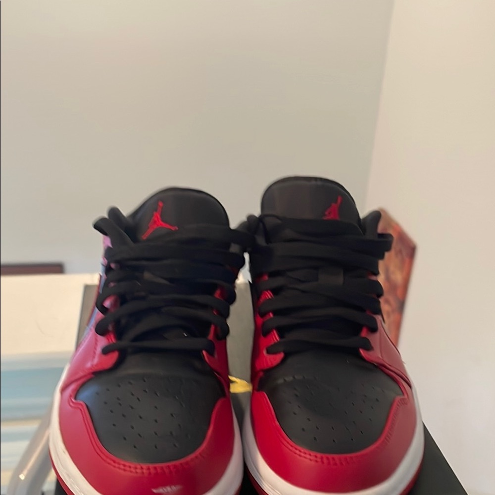 Jordan Women's Sneakers - Red and Black
